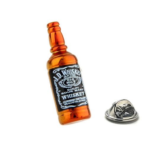 Whiskey Lapel Pin Jack Daniels Tennessee Whiskey Enamel Pin Lanyard Pin Name Badge Pin Tie Pin Image 1