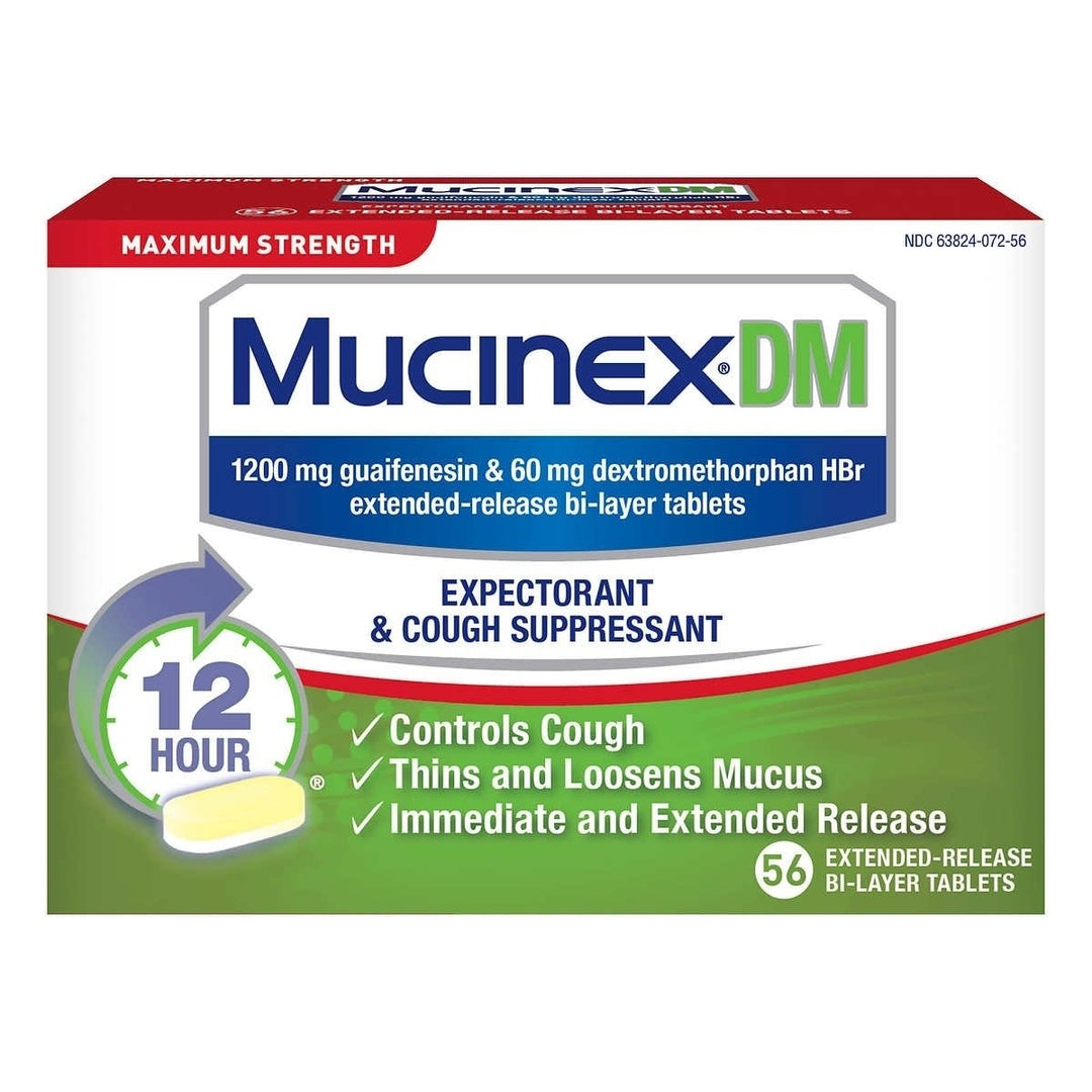 Mucinex DM Maximum Strength 56 Tablets Image 1