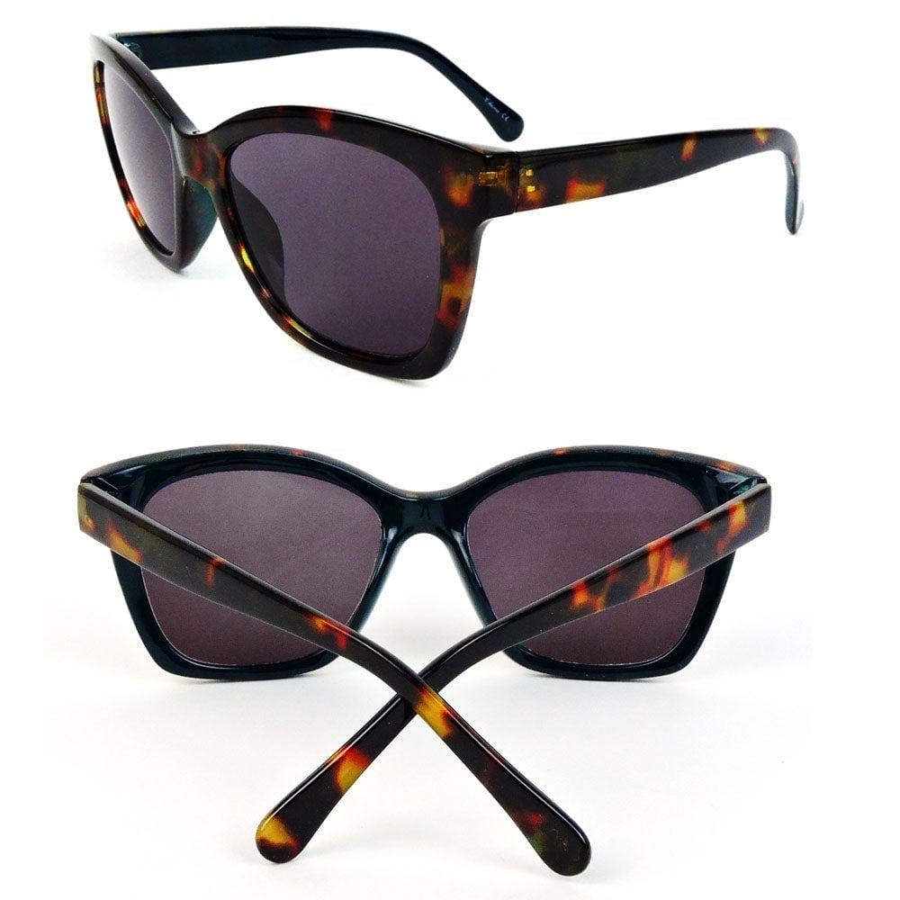 Large Classic Frame Sun Readers Retro Style Fashion Womens Reading Sunglasses Image 1