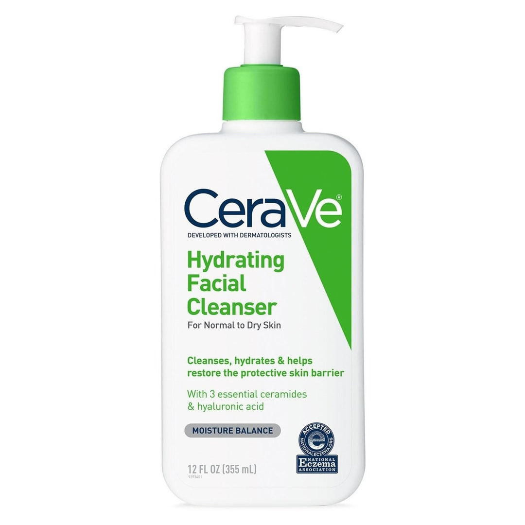 CeraVe Gentle Hydrating Facial Cleanser 12 Ounce (Pack of 2) Image 3