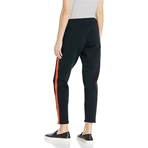 Fox Racing Womens Mesa Fleece Pants Black Orange Tapered Leg 80% Cotton 20% Poly Image 2