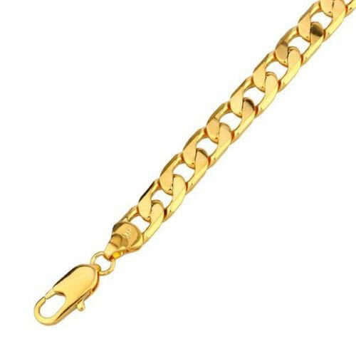 18k Gold Filled Cuban Link Bracelet Image 3