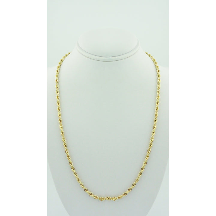 2MM Gold filled rope chain Image 1