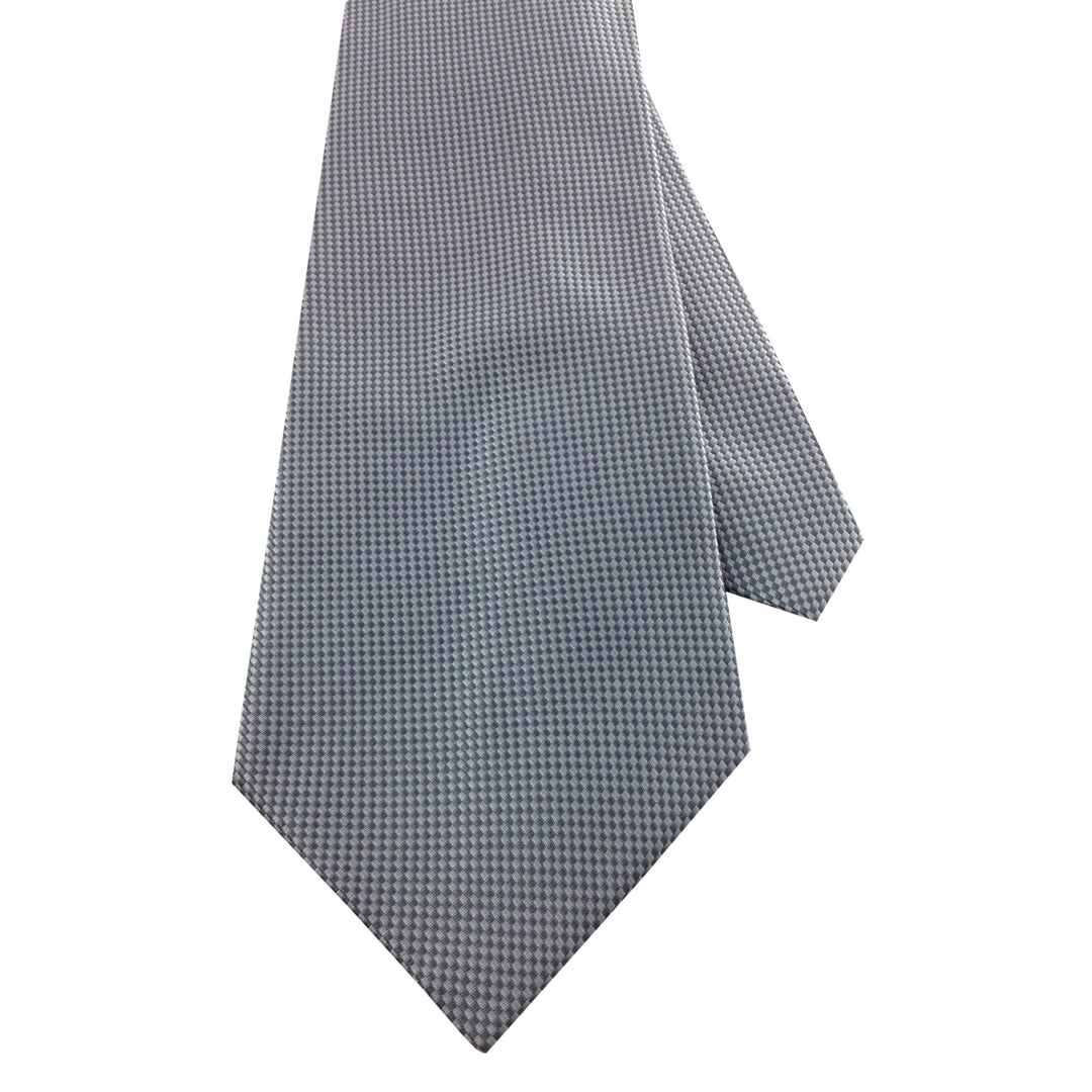 Mens Necktie Silk Tie Shades of Grey Diamonds Silk Tie Hand Made Executive Pro Design Birthday Christmas Valentines Gift Image 3
