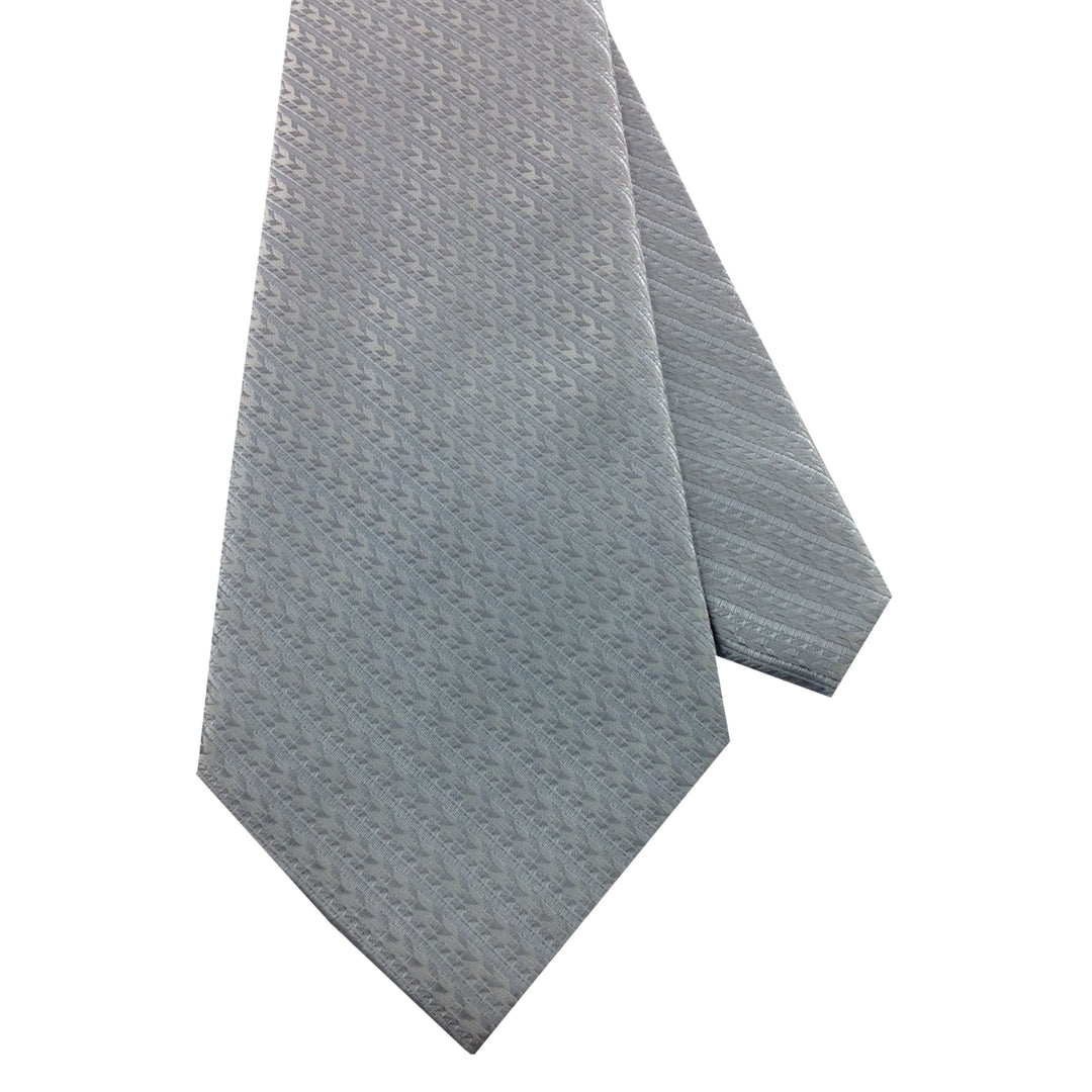 Men's Necktie Silk Tie Grey Beige Stripes Silk Tie Hand Made Executive Pro Design Birthday Christmas Valentine's Gift Image 3