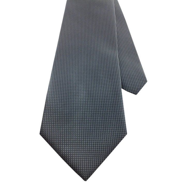 Mens Necktie Silk Tie Blue Grey Silk Tie Hand Made Executive Pro Design Birthday Christmas Valentines Gift Wedding Ties Image 3
