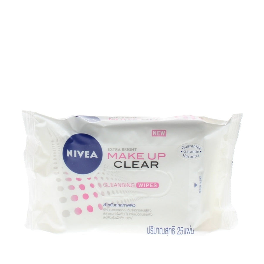 Nivea Make Up Clear Cleansing Wipes (25 Wipes) Image 1