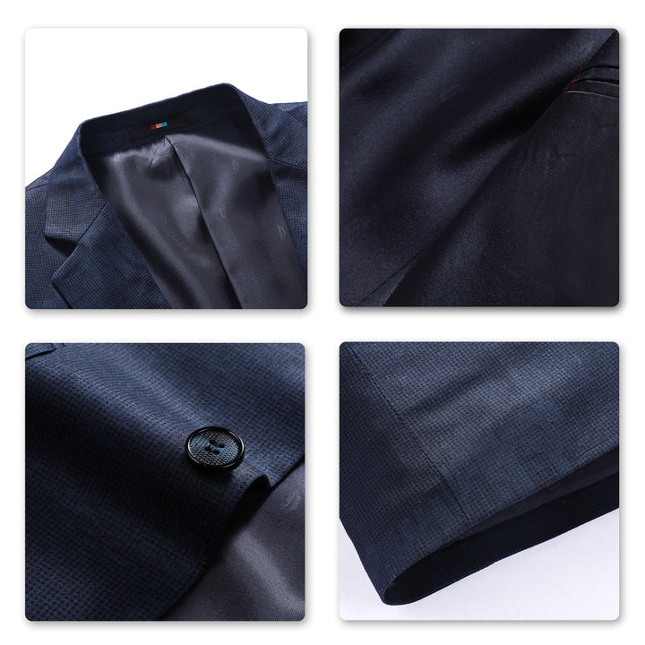 Men Suit Jacket Mens Printed Two Buttons Without Split Suit Men CoatHomme Marriage Masculino Best Men Blazer Image 3