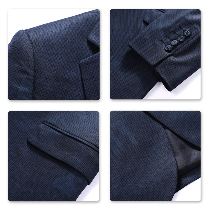 Men Suit Jacket Mens Printed Two Buttons Without Split Suit Men CoatHomme Marriage Masculino Best Men Blazer Image 4