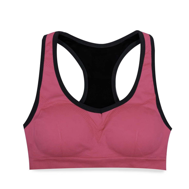 Moisture-Wicking Racerback sports bra for Women- 4 Colors Image 3
