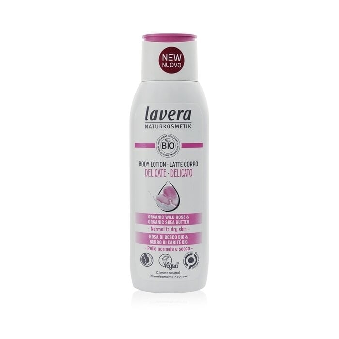 Lavera - Body Lotion (Delicate) - With Organic Wild Rose and Organic Shea Butter - For Normal To Dry Skin(200ml/7oz) Image 1