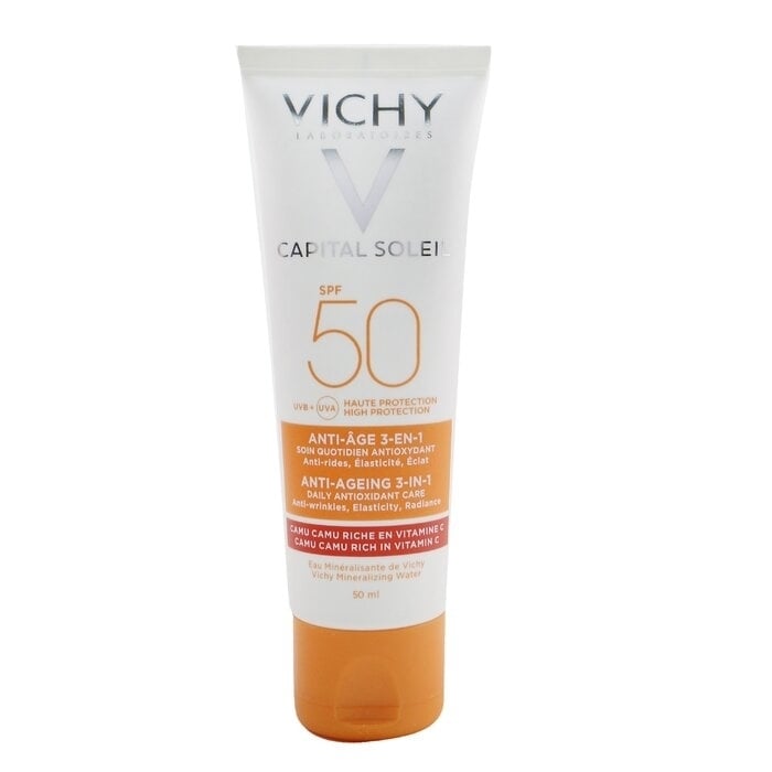 Vichy - Capital Soleil Anti-Ageing 3-In-1 Daily Antioxidant Sun Care SPF 50 - Anti-Wrinkles Elasticity Image 1