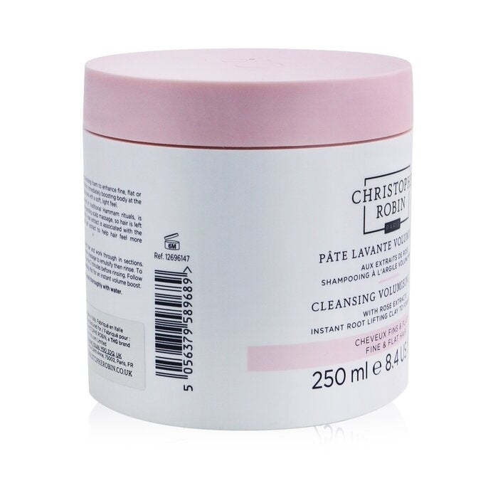 Christophe Robin - Cleansing Volumising Paste with Rose Extracts (Instant Root Lifting Clay to Foam Shampoo) - Fine and Image 2