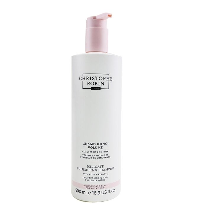 Christophe Robin - Delicate Volumising Shampoo with Rose Extracts - Fine and Flat Hair(500ml/16.7oz) Image 1