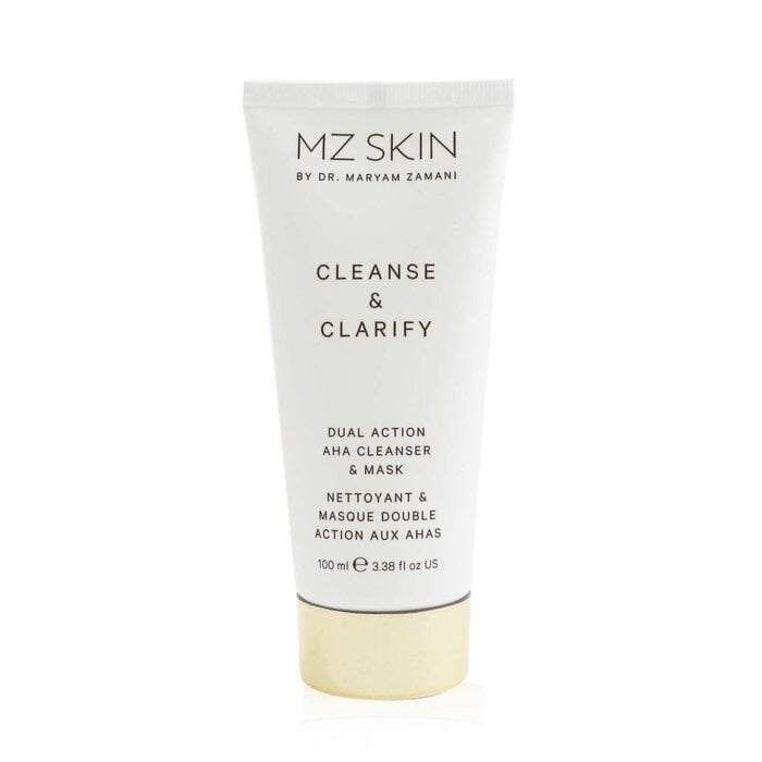 MZ Skin - Cleanse and Clarify Dual Action AHA Cleanser and Mask(100ml/3.38oz) Image 1