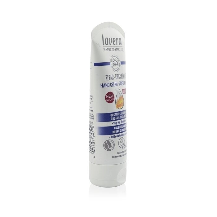 Lavera - SOS Help Repar Hand Cream With Organic Celendula and Organic Shea Butter - For Very Dry Chapped Image 2