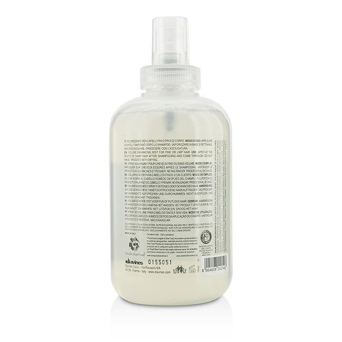 Davines - Volu Hair Mist Volume Booster (For Fine or Limp Hair)(250ml/8.45oz) Image 2