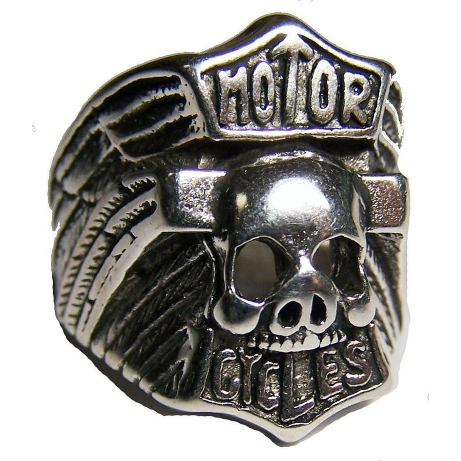 Quality PIG / HOGG MOTORCYCLES RING 41 jewelry unisex MENS womens BIKER rose Image 1