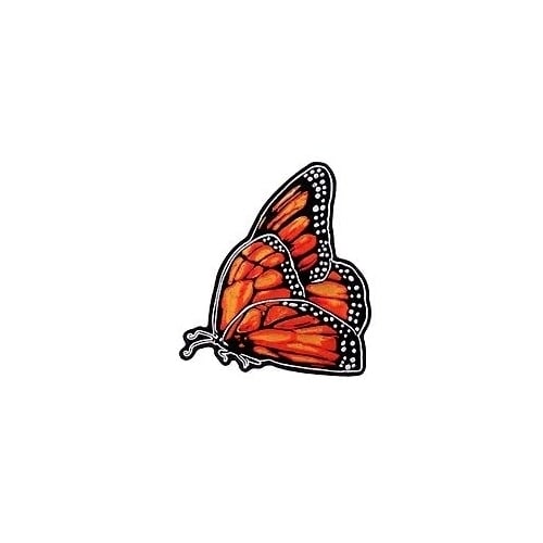 LARGE MONARCH BUTTERFLY 7 X 8 inch PATCH sew iron on colorful jacket PA8678 Image 1