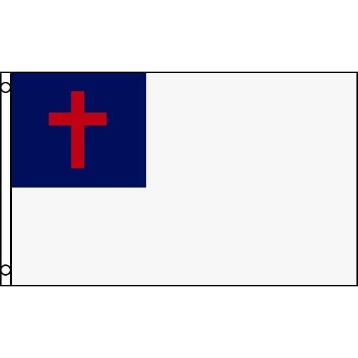 CHRISTIAN RED CROSS RELIGIOUS 3 X 5 FLAG 3x5 decor banner FL660 SIGN christ Image 1