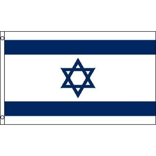 ISRAEL 3 X 5 FLAG banner FL159 flags 3x5 country wall hanging ISRAELIAN Image 1