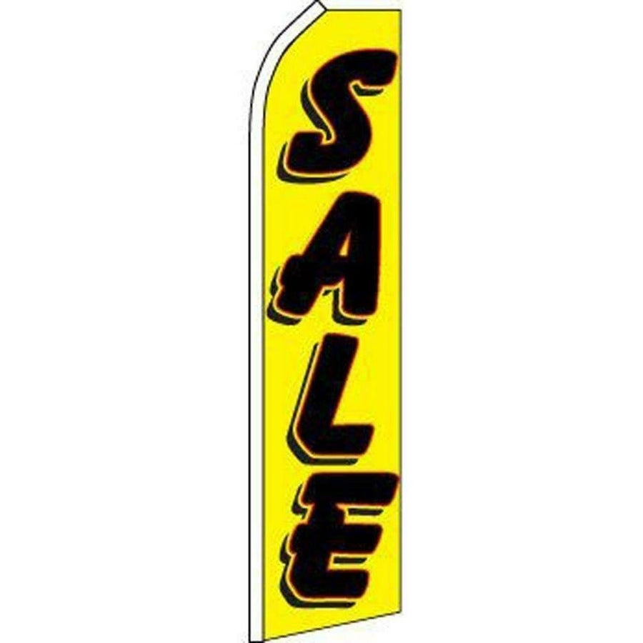 SUPER 15 FT SWOOPER YELLOW SALE FLAG advertizing banner TALL Sign SUPER 790 Image 1