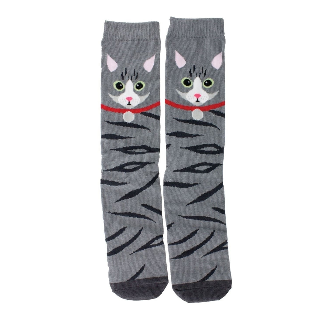 (3 Pack) Sockimals Ladies Animal Face Socks with Gift Boxes One Size Image 4