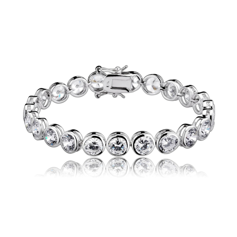 5ctw CZ Bezel Set Tennis Bracelet Image 2