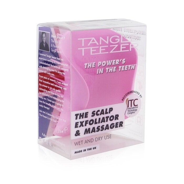 Tangle Teezer - The Scalp Exfoliator and Massager Brush -  Pretty Pink(1pc) Image 3