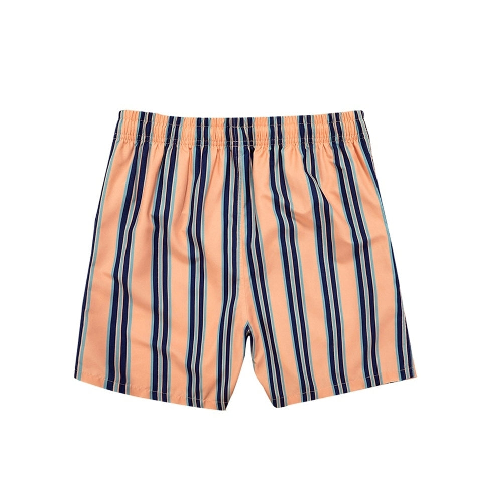 Mens Shorts Mens Summer Beach Shorts Stripe Beach Pants Image 2