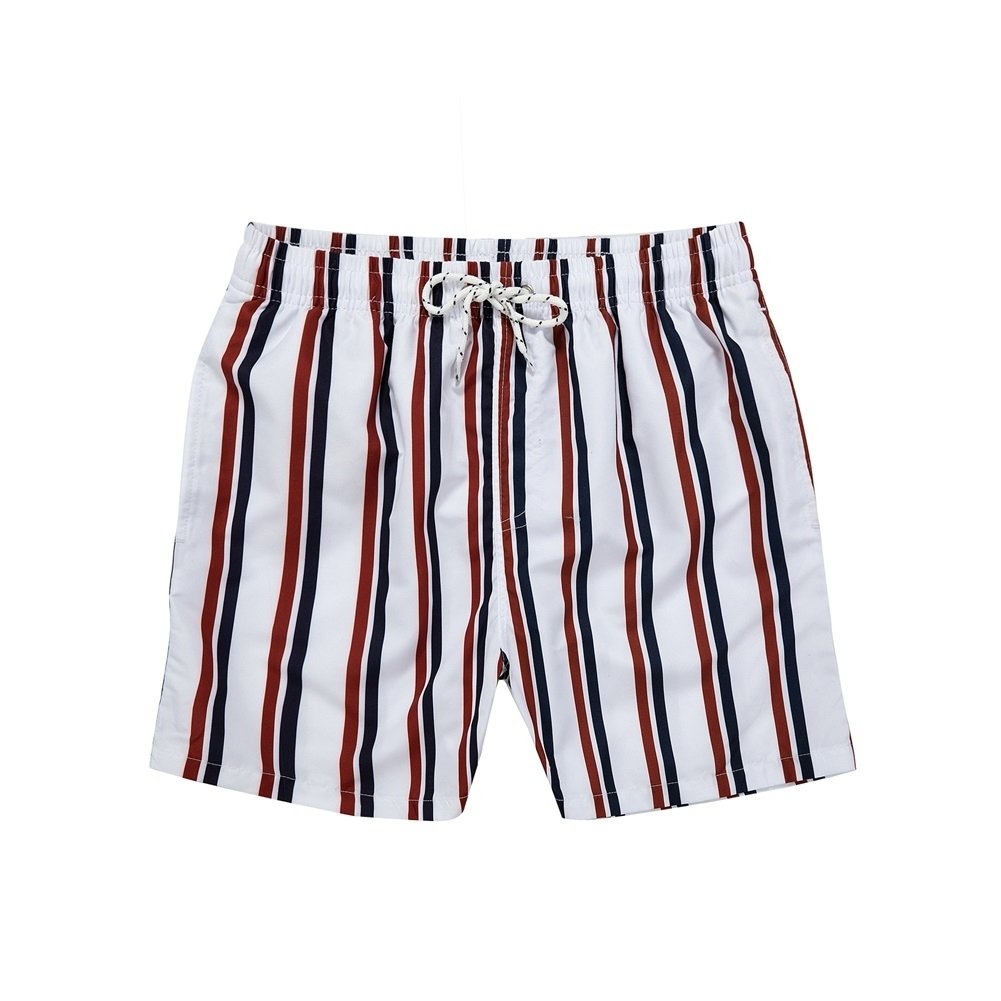 Mens Shorts Mens Summer Beach Shorts Stripe Beach Pants Image 3