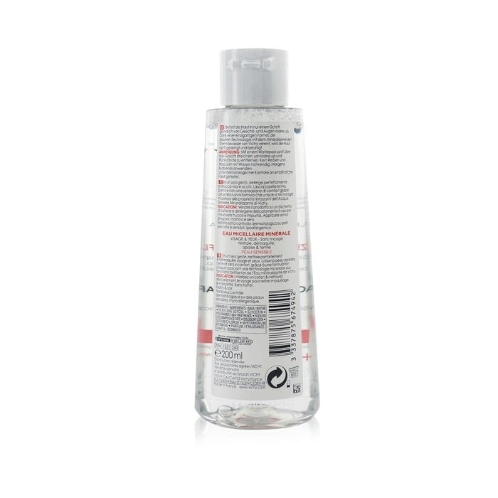 Vichy - Purete Thermale Mineral Micellar Water - For Sensitive Skin(200ml/6.7oz) Image 3