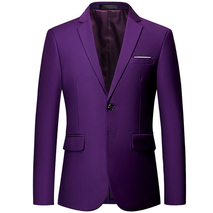 Business Men Suit Blazer Classic Slim Fit for Men Suit Jacket fine Casual Male Blazer Prom Blazer Jackets Image 3
