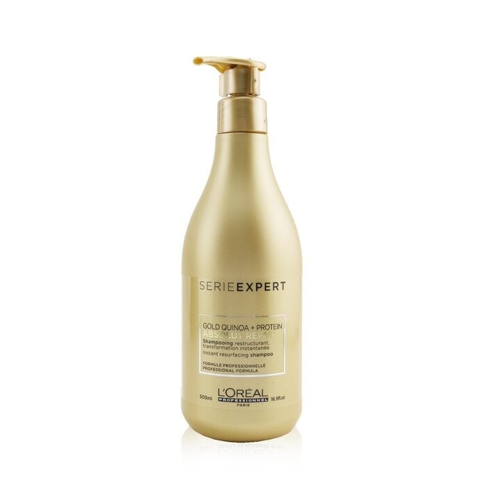 LOreal - Professionnel Serie Expert - Absolut Repair Gold Quinoa + Protein Instant Resurfacing Shampoo(500ml/16.9oz) Image 1