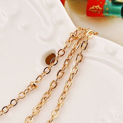 Women's Multilayer Chain Rhinestone Pendant Choker Necklace Jewelry Charm Image 4