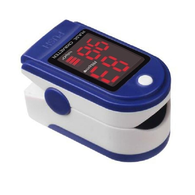 Pulse Oximeter Blood Oxygen Saturation Heart Rate Spo2 Monitor With Lanyard Image 1