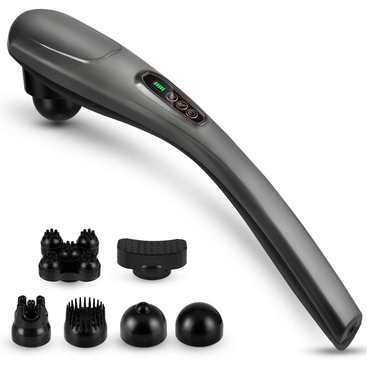 Cordless Handheld Electric Massager Deep Tissue 12 Modes 10 Intensity Rechargeable Image 1