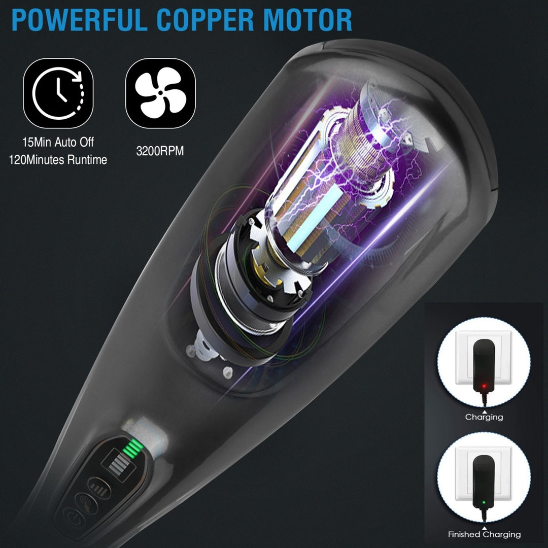 Cordless Handheld Electric Massager Deep Tissue 12 Modes 10 Intensity Rechargeable Image 4