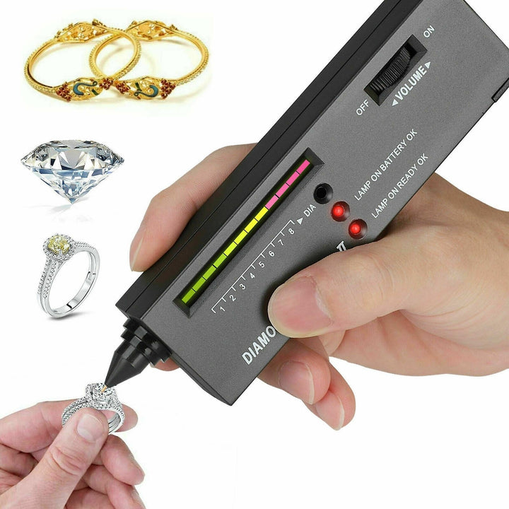 Diamond Tester Selector Illuminated Jewelry Gemstone Testing Tool With Led Indicator Image 1