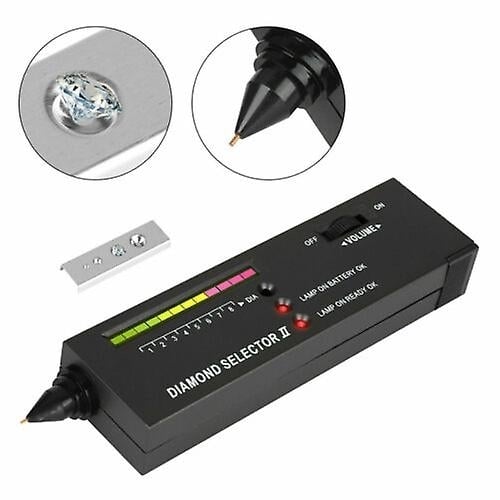 Diamond Tester Selector Illuminated Jewelry Gemstone Testing Tool With Led Indicator Image 2