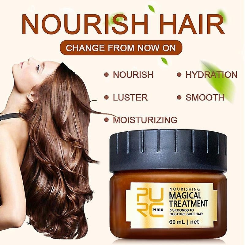 Hair Treatment Mask 5 Seconds Repairs Damage Hair Scalp Treatment For All Hair Types Image 4