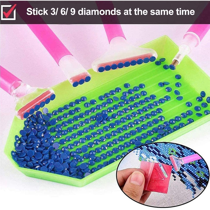 77pcs 5d Diamond Painting Tools Kit Diy Embroidery Crafts Cross Stitch Accessories Storage Box Image 4