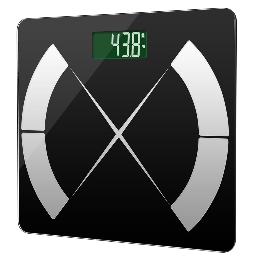 Smart Body Composition Scale Digital Fat Monitor App BMI Analyzer Tempered Glass Image 1