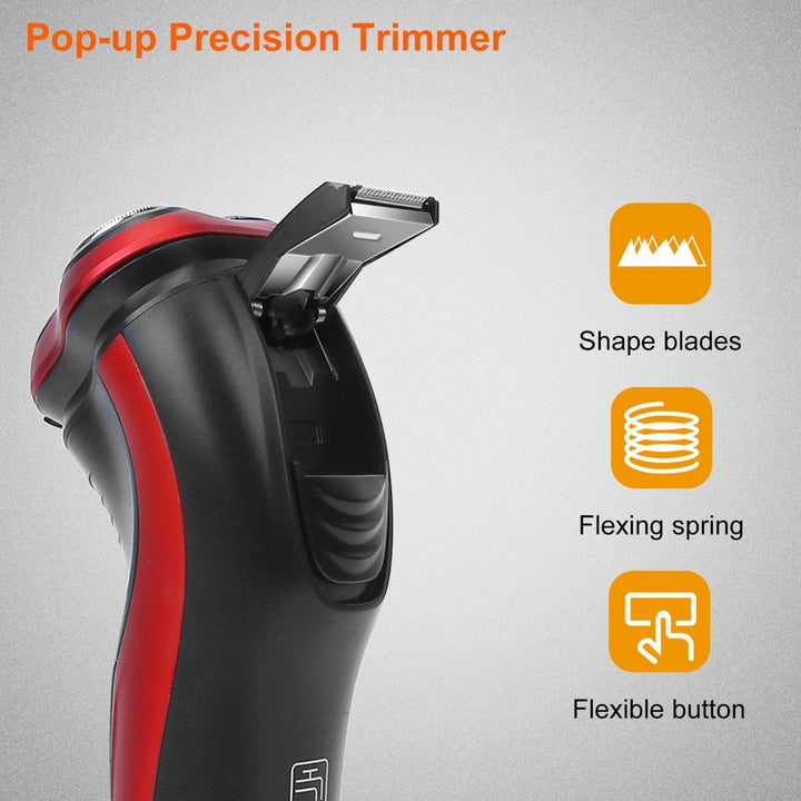 Electric Shaver Razor for Men IPX7 Waterproof Beard Trimmer Image 4