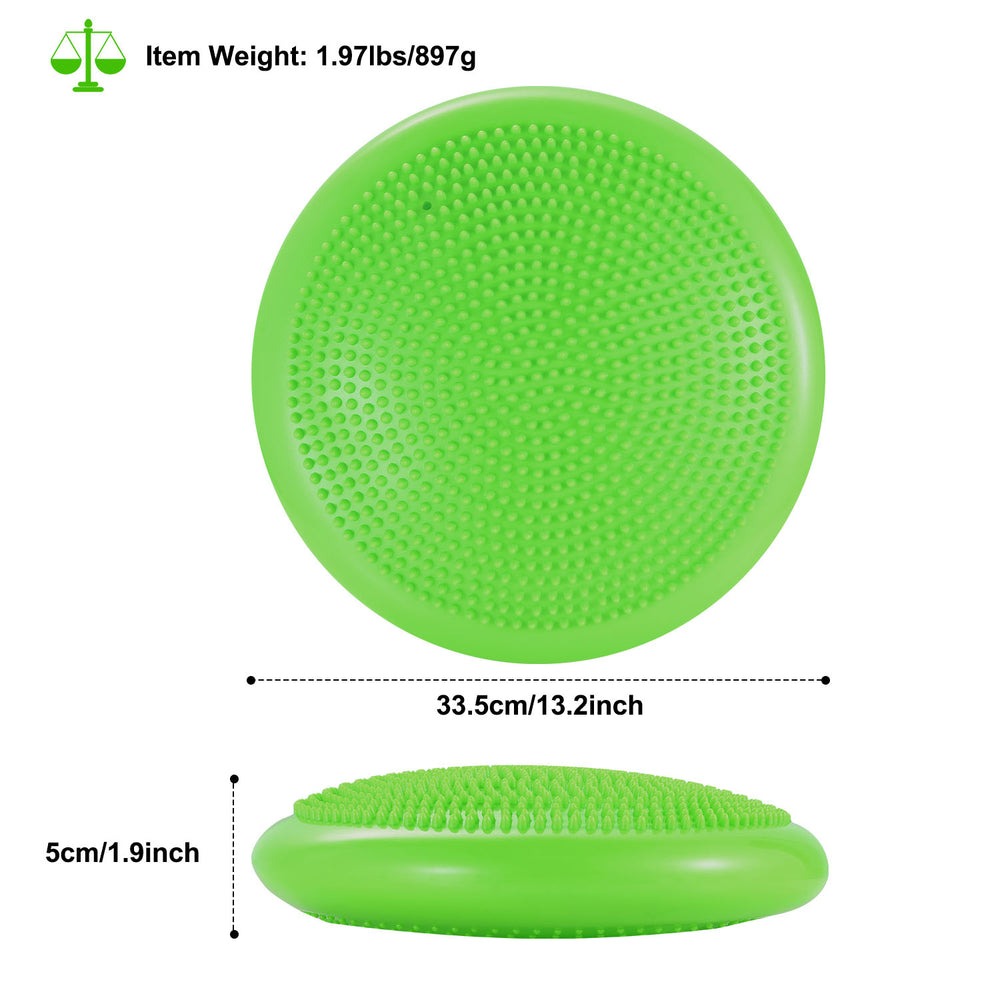 Inflatable Stability Balance Disc Wobble Cushion Balance Disc Wiggle Seat Image 2