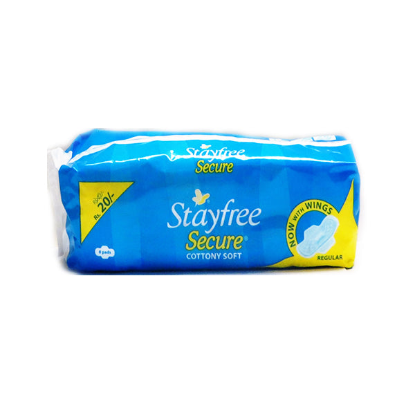 Stayfree Secure Cottony Regular Pads (8 Pads) Image 1