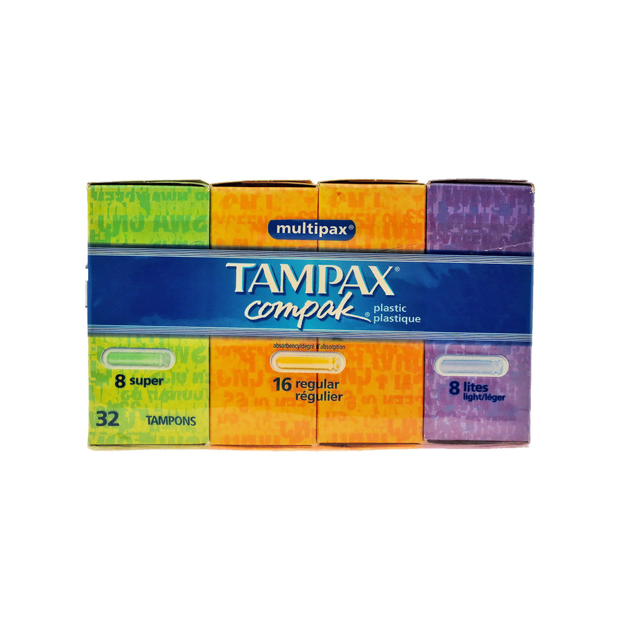 Tampax Multipax Tampons (Super+ Regular+ Lites) Image 1