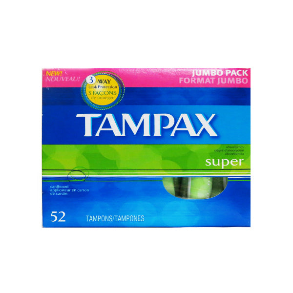 Tampax Super Tampons (52 Jumbo Pack) Image 1