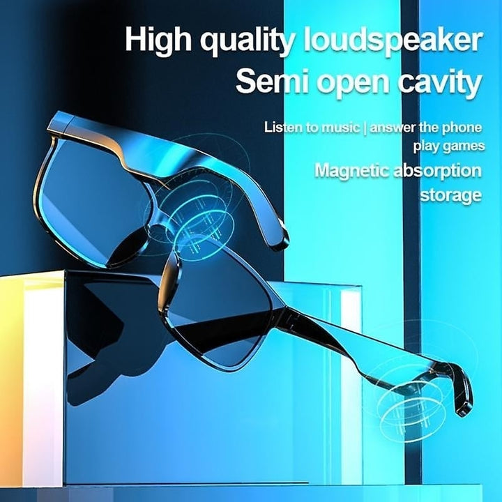 Smart Bluetooth Sunglasses Light Sports Running Headset Glasses Open-ear Audio With Speaker Image 4