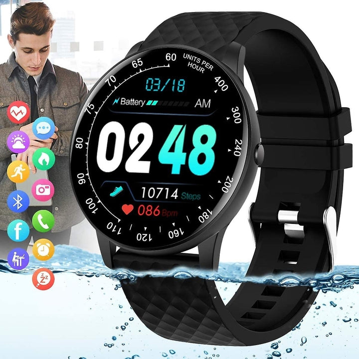 Smart Fitness Watch Tracker With Blood Pressure Heart Rate Monitor Ip67 Waterproof Image 2